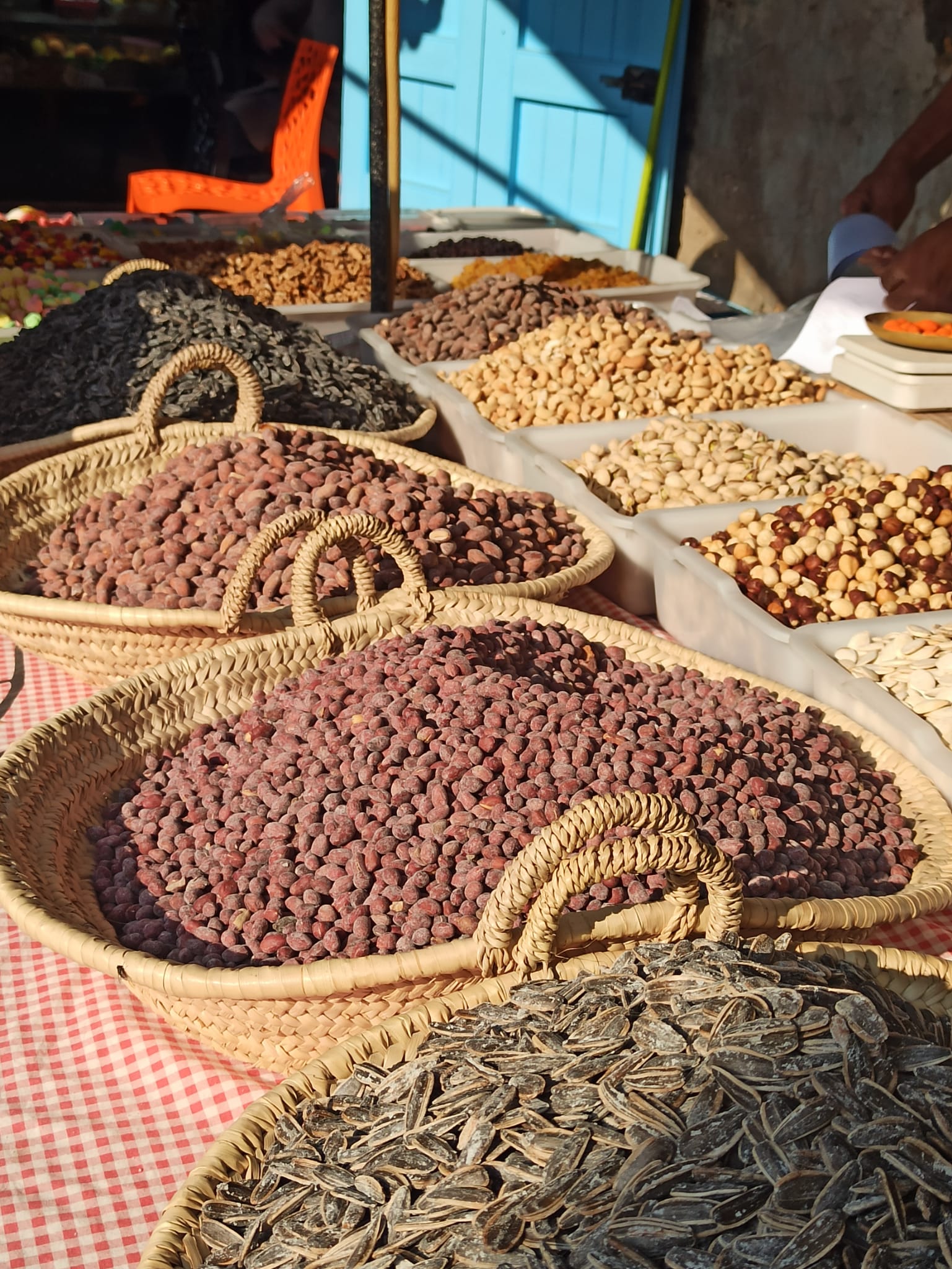 Mercado tradicional en Marruecos
